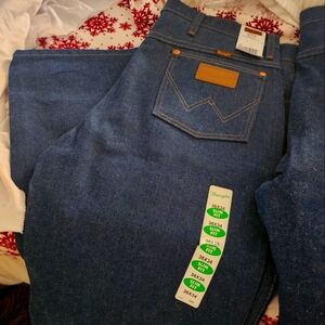 2 pair  exact same size Brand new  Wrangler mens  rodeo  cut jeans